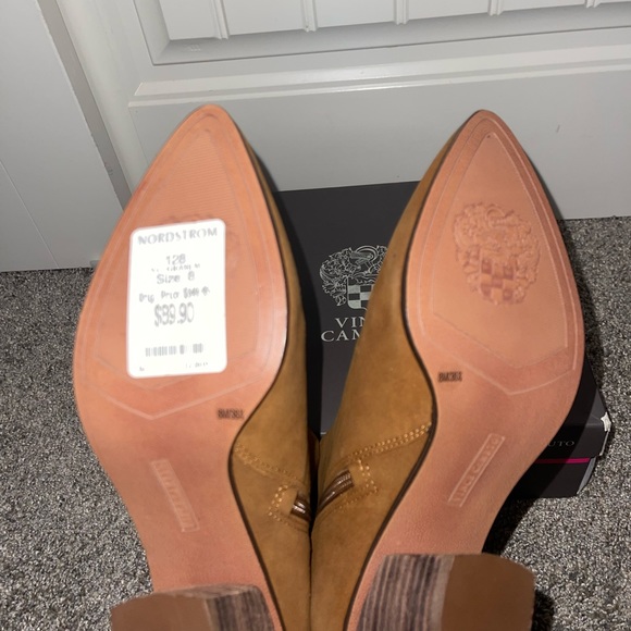 Vince Camuto Vintage Brown True Suede BOTTIE - Picture 3 of 5